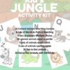 Kid's Jungle Activity kit drawing printable digital download for children activity book colouring puzzles posters - Image 10