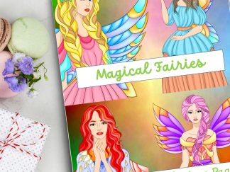 Magical Fairies 30 Printable Coloring Pages