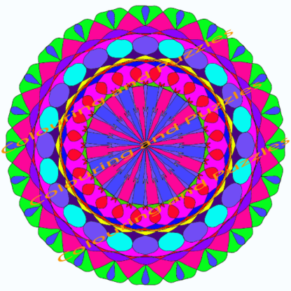 Mandala colouring book, 100 designs printable digital download for grownups colouring pages - Image 2