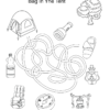10 Mazes and 10 Coloring Pages for Kids - Image 2