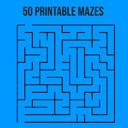 50 Printable Mazes