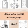 Minimalist BOHO Coloring Pages-Book 1. PRINTABLES. Digital Download - Image 2