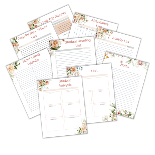 Floral Homeschool Planner - Image 5