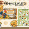 2023 Dated Undated Print PLANNER, Farmhouse Sunflower Daily, Weekly, Monthly, Coloring, Digital Sticker, Sticker book, Journal Pages, Letter - Image 7