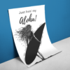 Just Livin My Aloha Poster Mockup