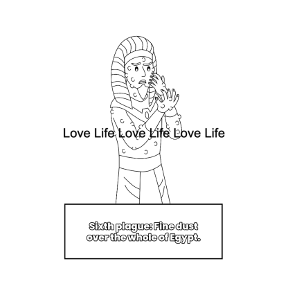 30 Religious Moses with Religious Sayings - Coloring Pages - Instant Download, svg, png, jpeg, pdf - Image 2