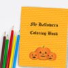My Halloween Coloring Book For KIDS! Printable Coloring Pages. DIGITAL DOWNLOAD!