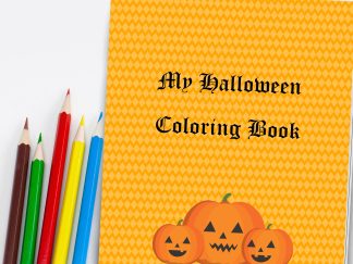 My Halloween Coloring Book For KIDS! Printable Coloring Pages. DIGITAL DOWNLOAD!