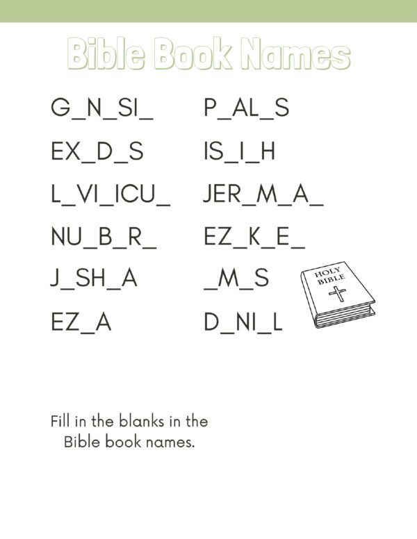 Bible Game Printable Bundle - Image 19