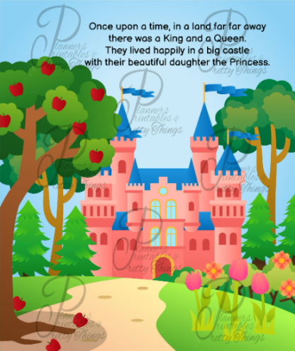 Princess and the Dragon personalised children's story book for girls PDF Goodnotes home printable - Image 2