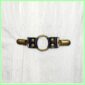 oring black leather bronze cinch clip twojills framed