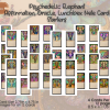 Psychedelic Elephant Affirmation, Oracle, Lunchbox Notes Card Template, 48 Cards, PNG, PDF - Image 4