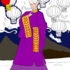 aMazing Adult colouring Chinese Ladies printable digital download for grownups and teens colouring pages book - Image 6