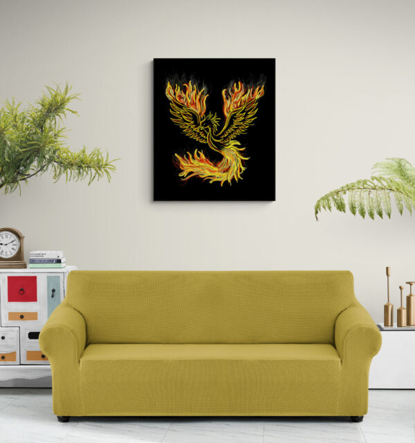 Feng Shui Wall Art - Phoenix, Wall Art For Home & Office, South Wall Art, Feng Shui For Fame And New Opportunities - Image 4