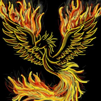feng shui wall art - phoenix