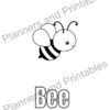 Set of 10 Bee Positive affirmation Printable Bookmarks to colour home printable PDF instant download - Image 9
