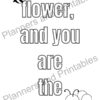 Set of 10 Bee Positive affirmation Printable Bookmarks to colour home printable PDF instant download - Image 10