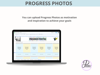 Easy all-in-one Weight Loss Tracker motivating tool to help you reach your target weight and stay on track Google sheets - Image 7