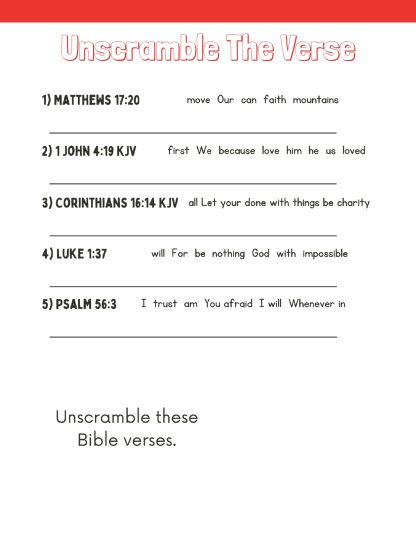 Bible Game Printable Bundle - Image 9