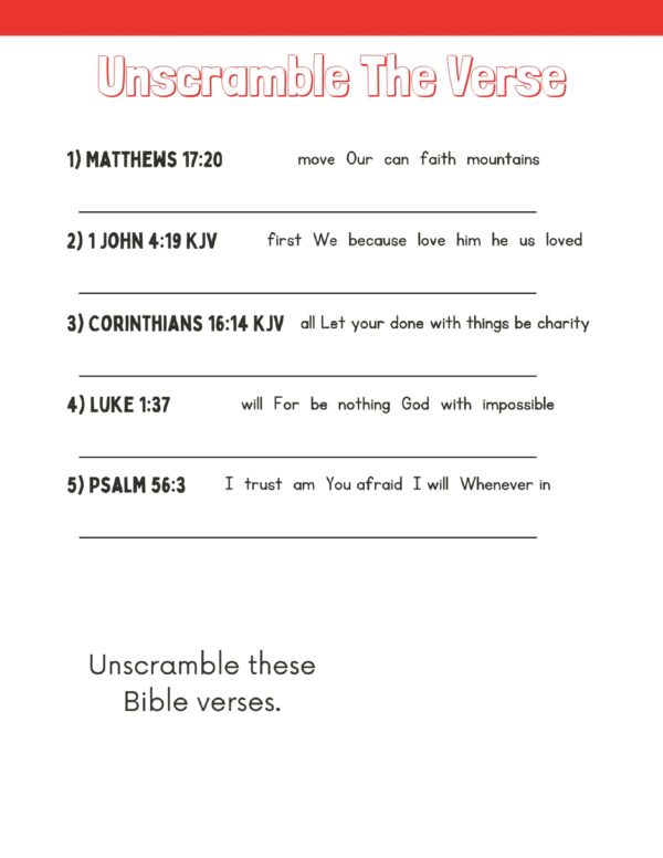 Bible Game Printable Bundle - Image 9
