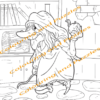 Children's Colouring book Witches and Wizards digital download for kids colouring pages - Image 3