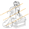 Children's Colouring book Princesses printable digital download for kids colouring pages - Image 8