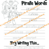 Kid's Pirate Activity kit drawing printable digital download for children activity book colouring puzzles educational - Image 5