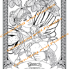 aMazing Adult colouring Flower Fairies printable digital download for grownups colouring pages book - Image 5