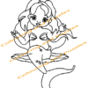 Children's Colouring book Princesses printable digital download for kids colouring pages - Image 9