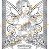 aMazing Adult colouring Flower Fairies printable digital download for grownups colouring pages book - Image 6