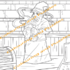 Children's Colouring book Witches and Wizards digital download for kids colouring pages - Image 8
