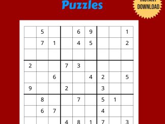 200 Easy Printable Sudoku Puzzles