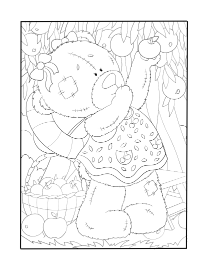 Teddy Bears at Play coloring book - Image 2