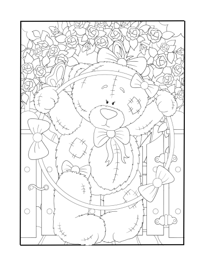 Teddy Bears at Play coloring book - Image 4