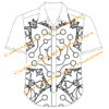 Adult Colouring Hideous Hawaiian Shirts Volume 1, 25 Designs to colour printable digital download for grownups colouring pages - Image 4