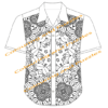 Adult Colouring Hideous Hawaiian Shirts Volume 1, 25 Designs to colour printable digital download for grownups colouring pages - Image 5