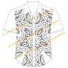 Adult Colouring Hideous Hawaiian Shirts Volume 1, 25 Designs to colour printable digital download for grownups colouring pages - Image 8