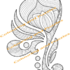 aMazing Adult Colouring Zentangles volume 2, 40 Animal and Heart themed Designs printable digital download for grownups colouring pages - Image 6