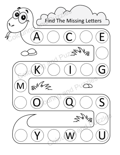 Children's Colouring book ABC Animal Alphabet colouring printable digital download for kids colouring pages activity book preschool - Image 12
