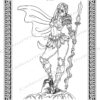 aMazing Adult Colouring Warrior Cats printable digital download for grownups and teens colouring pages book - Image 5