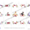 Set of 5 pretty Floral Cat themed Printable Bookmarks home printable PDF instant download - Image 4