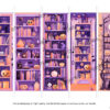 Set of 15 "Halloween Bookcases" Printable Bookmarks home printable PDF instant download - Image 6