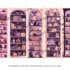 Set of 15 "Halloween Bookcases" Printable Bookmarks home printable PDF instant download - Image 7