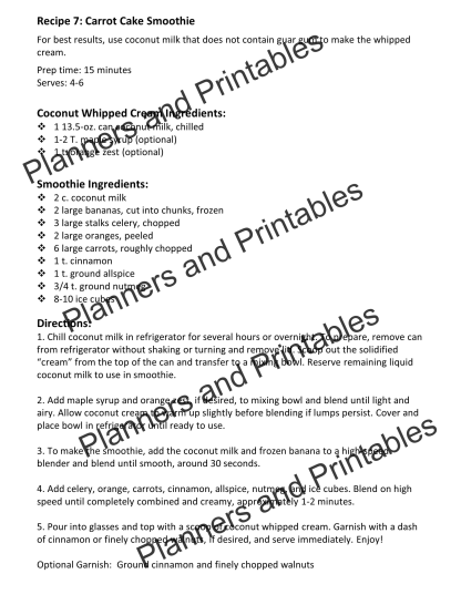 Quick and Easy Menus 7 main course recipes plus breakfast/brunch and dessert instant download - Image 10