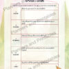 Alice in Wonderland themed Goal Planner 55 pages undated digital download print at home - Image 7