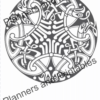 Set of 5 Celtic design Printable Bookmarks to colour home printable PDF instant download - Image 9