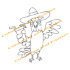 Children's Colouring book Cute Parrots printable digital download for kids colouring pages - Image 6