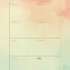 weekly planner pink and greeny blue