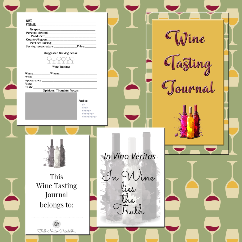 Wine Tasting Journal Inspired Fun