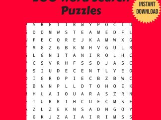 200 Word Search Puzzles
